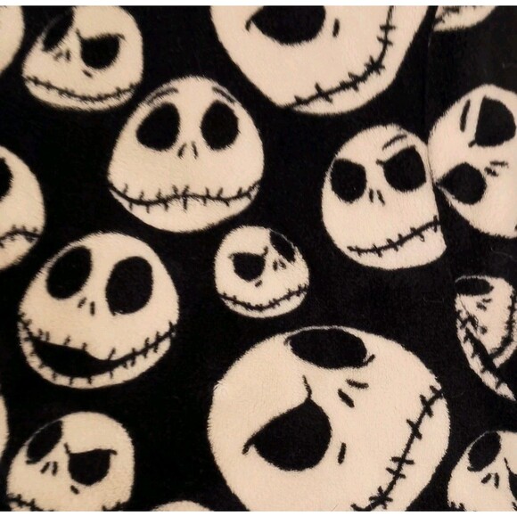 Disney Nightmare Before Christmas Jack Skellington Fleece Jacket Size XXL Zip-Up - Picture 5 of 13